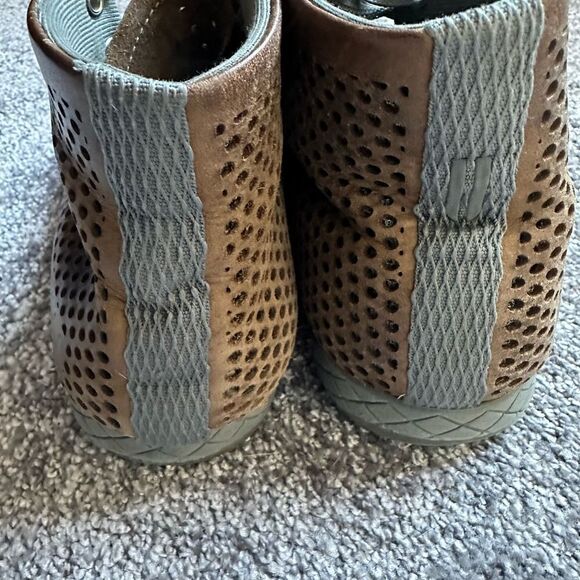 Nobull Brown Leather High Top Trainers Women’s Size 7 Read - Picture 11 of 12